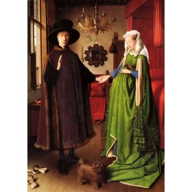 Puzzle Clementoni Retrato de Giovanni Arnolfini y su Esposa de 1000 Piezas Puzzle Clementoni Retrato de Giovanni Arnolfini y su Esposa de 1000 Piezas Clementoni - 1