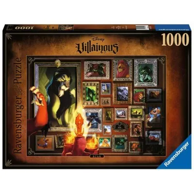 Puzzle Ravensburger Villanos Disney: Scar de 1000 Piezas Ravensburger - 1