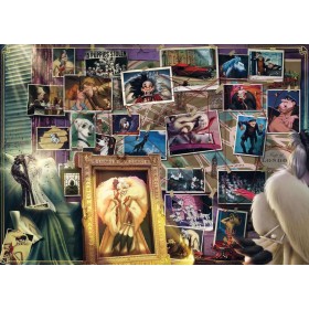 Puzzle Ravensburger Villanos Disney: Cruela de Vil de 1000 Piezas Puzzle Ravensburger Villanos Disney: Cruela de Vil de 1000 Piezas Ravensburger - 1