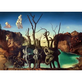 Puzzle Ravensburger Cisnes Que Se Reflejan Como Elefantes 1000 Piezas Puzzle Ravensburger Cisnes Que Se Reflejan Como Elefantes 1000 Piezas Ravensburger - 1