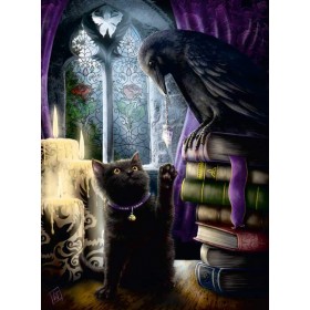 Puzzle Ravensburger Gato Negro y Cuervo de 500 Piezas Puzzle Ravensburger Gato Negro y Cuervo de 500 Piezas Ravensburger - 1