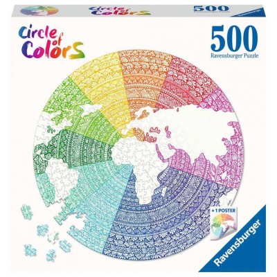 Puzzle Ravensburger Circular Mandala de 500 Piezas Ravensburger - 1