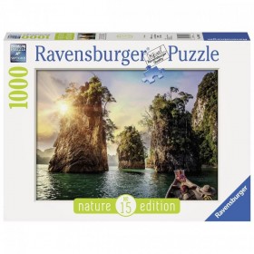 Puzzle Ravensburger Rocas de Cheow Lan Tailandia 1000 Piezas Puzzle Ravensburger Rocas de Cheow Lan Tailandia 1000 Piezas Ravensburger - 1