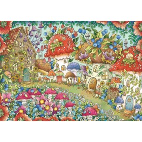 Puzzle Ravensburger Casas de Setas Florales de 1000 Piezas Puzzle Ravensburger Casas de Setas Florales de 1000 Piezas Ravensburger - 1