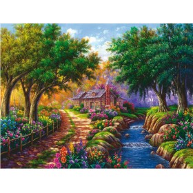 Puzzle Ravensburger Cabaña Junto al Río de 1500 Piezas Puzzle Ravensburger Cabaña Junto al Río de 1500 Piezas Ravensburger - 1