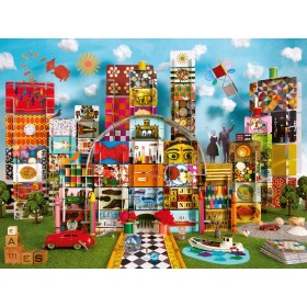 Puzzle Ravensburger Eames House of Cards Fantasy de 1500 Piezas Puzzle Ravensburger Eames House of Cards Fantasy de 1500 Piezas Ravensburger - 1
