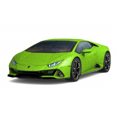 Puzzle 3D Ravensburger Lamborghini Huracan Evo Verde 108 Piezas