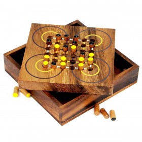 Juego de mesa de estrategia tradicional de madera, juegos de mesa