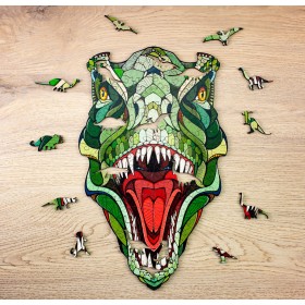 Puzzle Eco Wood Art T-Rex Puzzle Eco Wood Art T-Rex Eco Wood Art - 1
