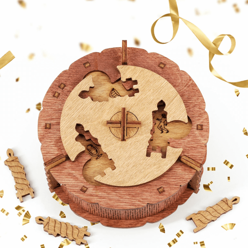 Cluebox Birthday Cake Gift Puzzle Box Kubekings cluebox-birthday-cake-gift-puzzle-box-kubekings