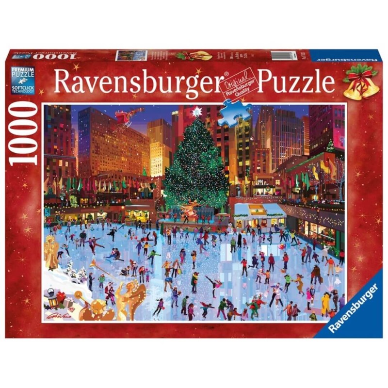 Puzzle Ravensburger Navidad Rockefeller Center de 1000 Piezas ...