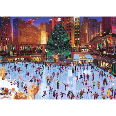 Puzzle Ravensburger Navidad Rockefeller Center de 1000 Piezas Ravensburger - 1