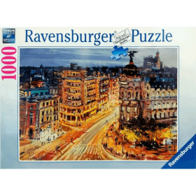 Puzzle Ravensburger Gran Vía, Madrid de 1000 Piezas Puzzle Ravensburger Gran Vía, Madrid de 1000 Piezas Ravensburger - 1