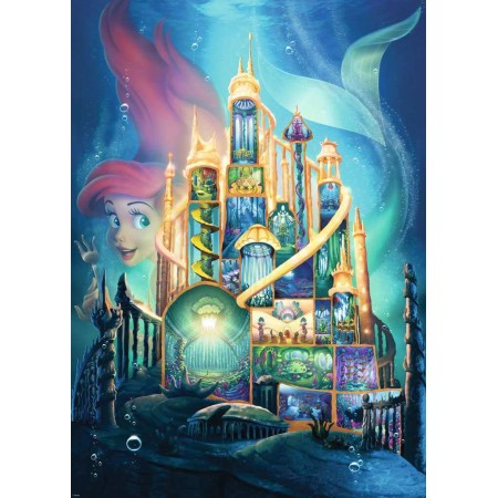 Puzzle Ravensburger Castillos Disney: Ariel de 1000 Piezas Ravensburger - 1