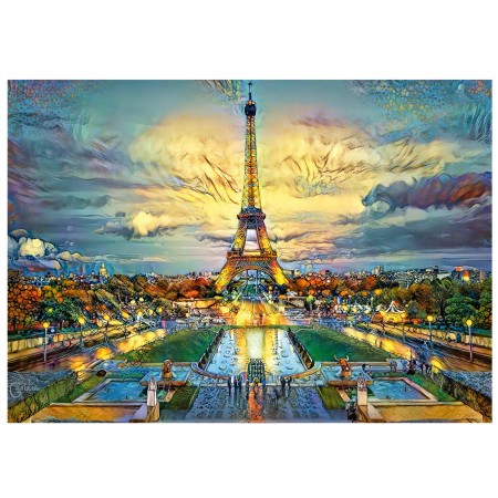 doloroso portón todos los días Puzzle Educa Torre Eiffel de 500 Piezas - kubekings.com