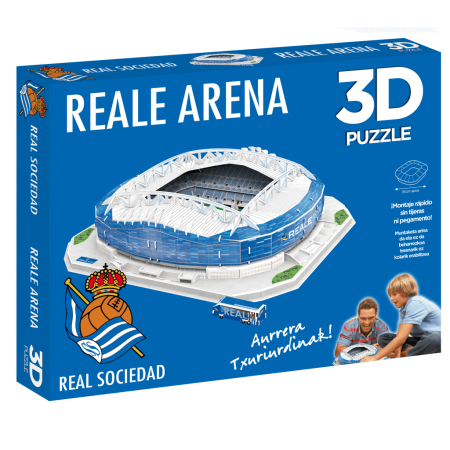 Puzzle Estadio 3D Reale Seguros Arena Real Sociedad Con Luz ElevenForce - 1