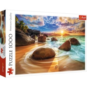 Puzzle Trefl Praia de Samudra Beach, India de 1000 Piezas Puzzle Trefl Praia de Samudra Beach, India de 1000 Piezas Puzzles Trefl - 1