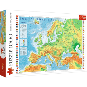 Puzzle Trefl Mapa Físico de Europa de 1000 Piezas Puzzle Trefl Mapa Físico de Europa de 1000 Piezas Puzzles Trefl - 1