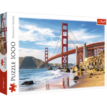 Puzzle Trefl Puente Golden Gate, San Francisco, Estados Unidos de 1000 Piezas Puzzles Trefl - 1