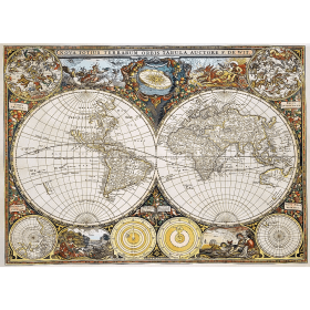 Puzzle Trefl Madera Mapa del Mundo Antiguo de 1000 Piezas Puzzle Trefl Madera Mapa del Mundo Antiguo de 1000 Piezas Puzzles Trefl - 1
