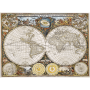 Puzzle Trefl Madera Mapa del Mundo Antiguo de 1000 Piezas Puzzles Trefl - 1