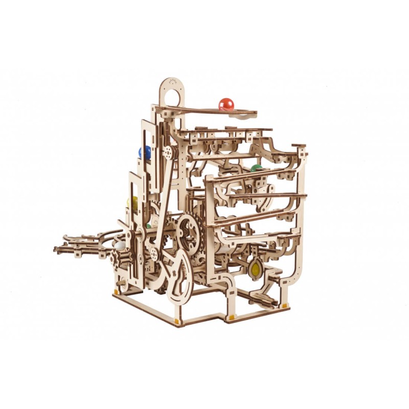 Juego De Canicas Con Elevador Motorizado – 153 Piezas Y 30 Canicas De Plástico – Laberinto De Bloques – STEM – Para Niños De 3 Años En Adelante