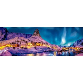 Puzzle Clementoni Panorama Noche Colorida en Lofoten 1000 Piezas Puzzle Clementoni Panorama Noche Colorida en Lofoten 1000 Piezas Clementoni - 1