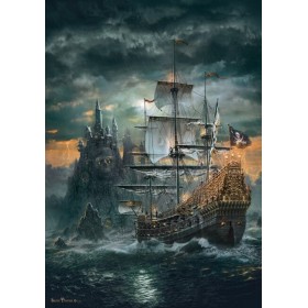 Puzzle Clementoni Barco Pirata de 1500 Piezas Puzzle Clementoni Barco Pirata de 1500 Piezas Clementoni - 1