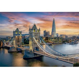 Puzzle Clementoni Crepúsculo de Londres de 1500 Piezas Puzzle Clementoni Crepúsculo de Londres de 1500 Piezas Clementoni - 1