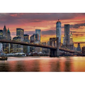 Puzzle Clementoni East River al Anochecer de 1500 Piezas Puzzle Clementoni East River al Anochecer de 1500 Piezas Clementoni - 1