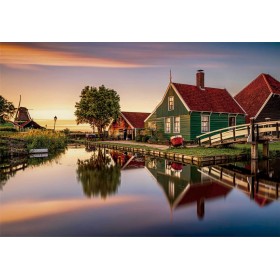 Puzzle Clementoni Casa Verde en Zaanse Schans de 1500 Piezas Puzzle Clementoni Casa Verde en Zaanse Schans de 1500 Piezas Clementoni - 1