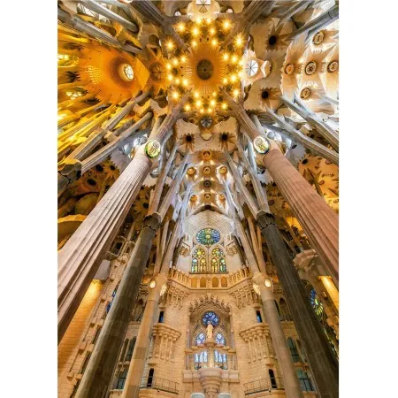 Puzzle Educa Interior de la Sagrada Familia de 1000 Piezas Puzzles Educa - 1