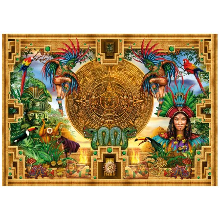 Puzzle Educa Montaje Azteca Maya de 2000 Piezas Puzzles Educa - 1