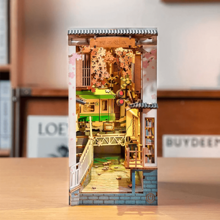 Kit De Casa En Miniatura Japonesa De Madera – Decoración De Escritorio Con Diseño Tradicional, Manualidad Para Adultos Y Adolescentes De 10.5 X 10 X 14.5 Cm