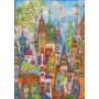 Puzzle Heye Pueblo con Encanto, Arcos Rojos de 1000 Piezas Heye - 1