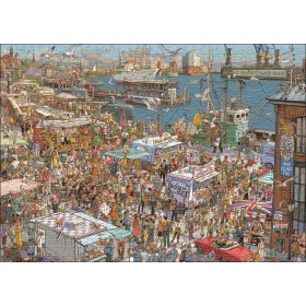 Puzzle Heye Pescado Fresco Caja Triangular de 2000 Piezas Puzzle Heye Pescado Fresco Caja Triangular de 2000 Piezas Heye - 1