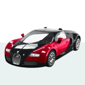 Bugatti Veyron Negro y Rojo Bugatti Veyron Negro y Rojo Airfix - 1