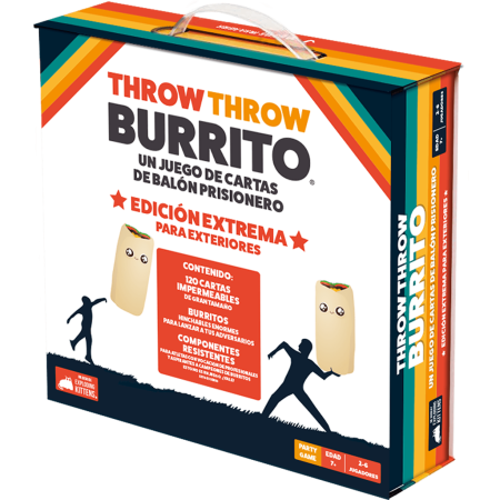 Throw Throw Burrito Ed. Extrema para Exteriores Exploding Kittens - 1