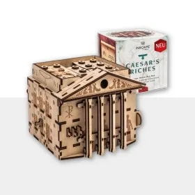 Caja de rompecabezas con compartimento oculto, caja de rompecabezas para  adultos, caja de bloqueo de madera para trucos mágicos, caja misteriosa,  caja