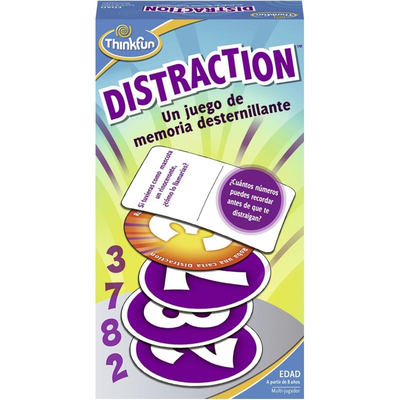 Distraction: Juego de Cartas para Agilizar Tu Memoria - Kubekings