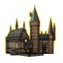 Puzzle 3D Castillo de Hogwarts – El Gran Salón - Night Edition 643 Piezas Ravensburger - 4