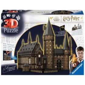 Puzzle 3D Castillo de Hogwarts – El Gran Salón - Night Edition 643 Piezas Puzzle 3D Castillo de Hogwarts – El Gran Salón - Night Edition 643 Piezas Ravensburger - 1