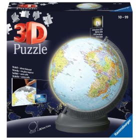 Puzzle Ravensburger Ball 3D Globo Terraqueo con Luz 548 Piezas Puzzle Ravensburger Ball 3D Globo Terraqueo con Luz 548 Piezas Ravensburger - 1