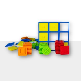 Kit DIY Cubo 3x3 para ciegos Kit DIY Cubo 3x3 para ciegos Kubekings - 1