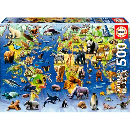 Puzzle Educa Especies en Peligro de Extinción de 500 Piezas Puzzles Educa - 1