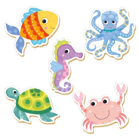 Puzzle Educa Baby puzzle animales acuaticos Puzzles Educa - 1