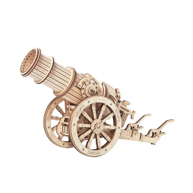 Robotime Medieval Wheeled Cannon Robotime Medieval Wheeled Cannon Robotime - 1