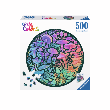 Puzzle Ravensburger Circle of Colors: Mushrooms 500 Piezas Ravensburger - 1