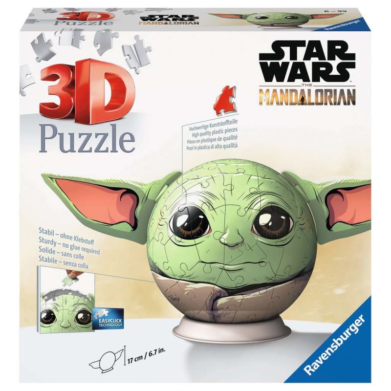 Puzzle 3D Ravensburger Star Wars : The Mandalorian Et Grogu