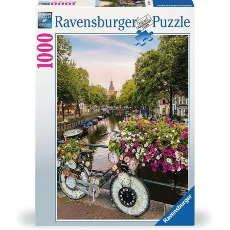 Puzzle Ravensburger Bicicleta en Amsterdam de 1000 Piezas Ravensburger - 1